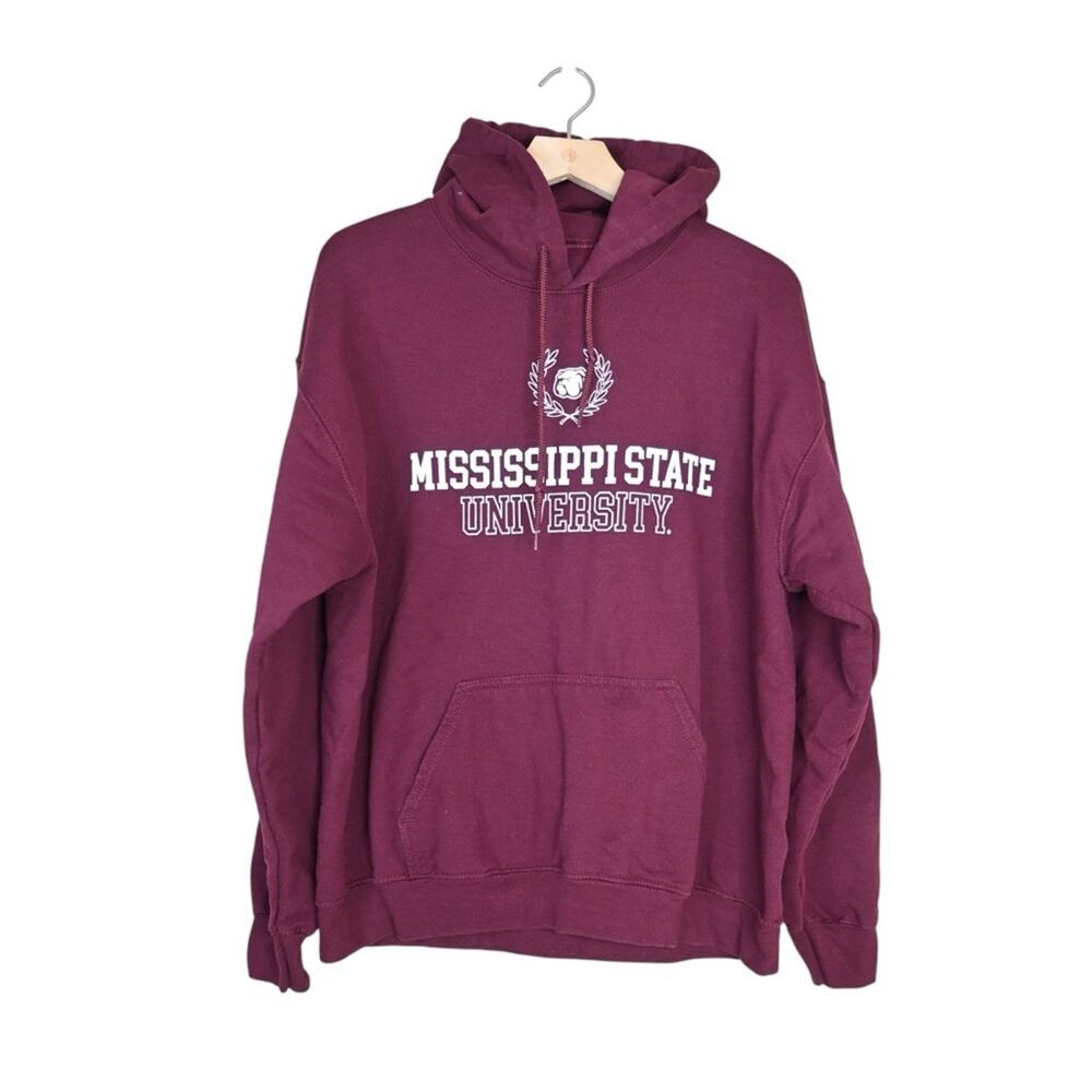 Mississippi State University Womens L Burgundy Hoodie